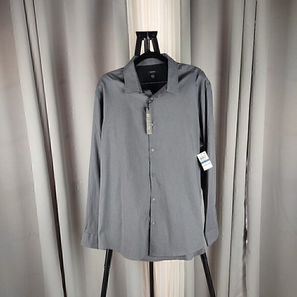 Alfani Other - Alfani Men's Gray, Cotton Blend, Button-Up Dress Shirt. Size XL (NWT)